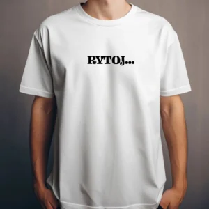 Vyriški balti marškinėliai „Rytoj"