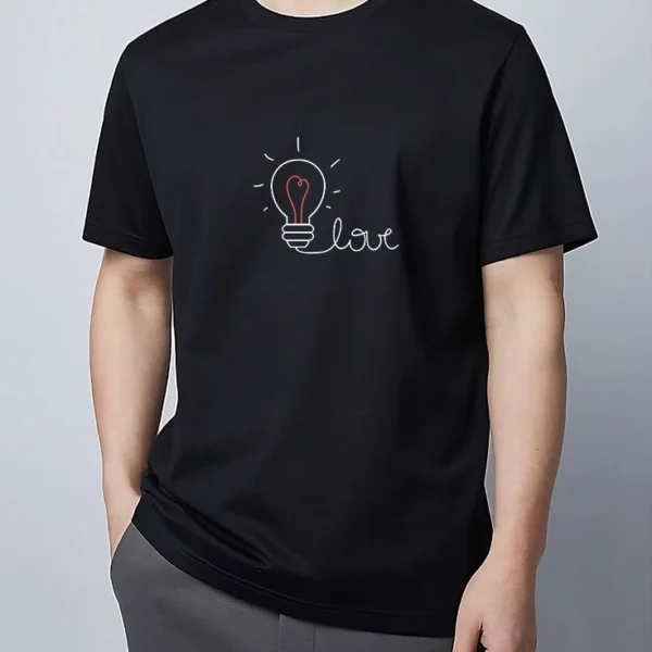 Vyriški marškinėliai „Love" – nuotrauka 1