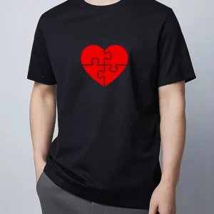 širdelės formos dėlionė