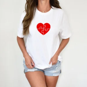 širdelės formos dėlionė