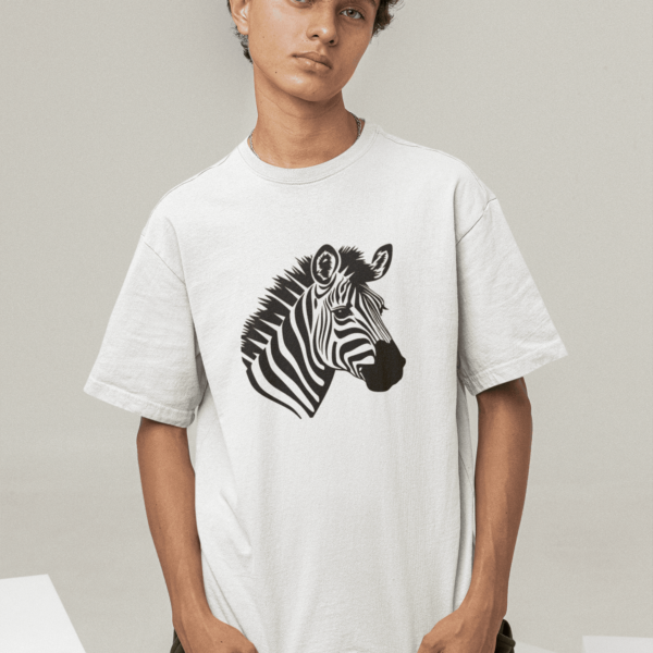 Vyriški marškinėliai „Zebras" – Balta