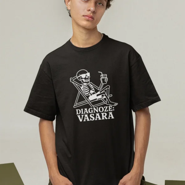 Vyriški marškinėliai „Diagnozė - vasara" – nuotrauka 1