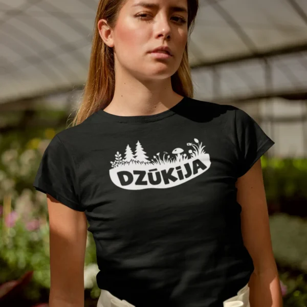 Moteriški marškinėliai „Dzukijos motyvai" – nuotrauka 1