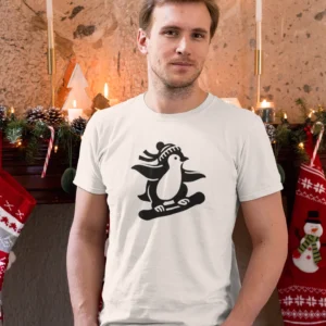 Pingvinas su snieglente